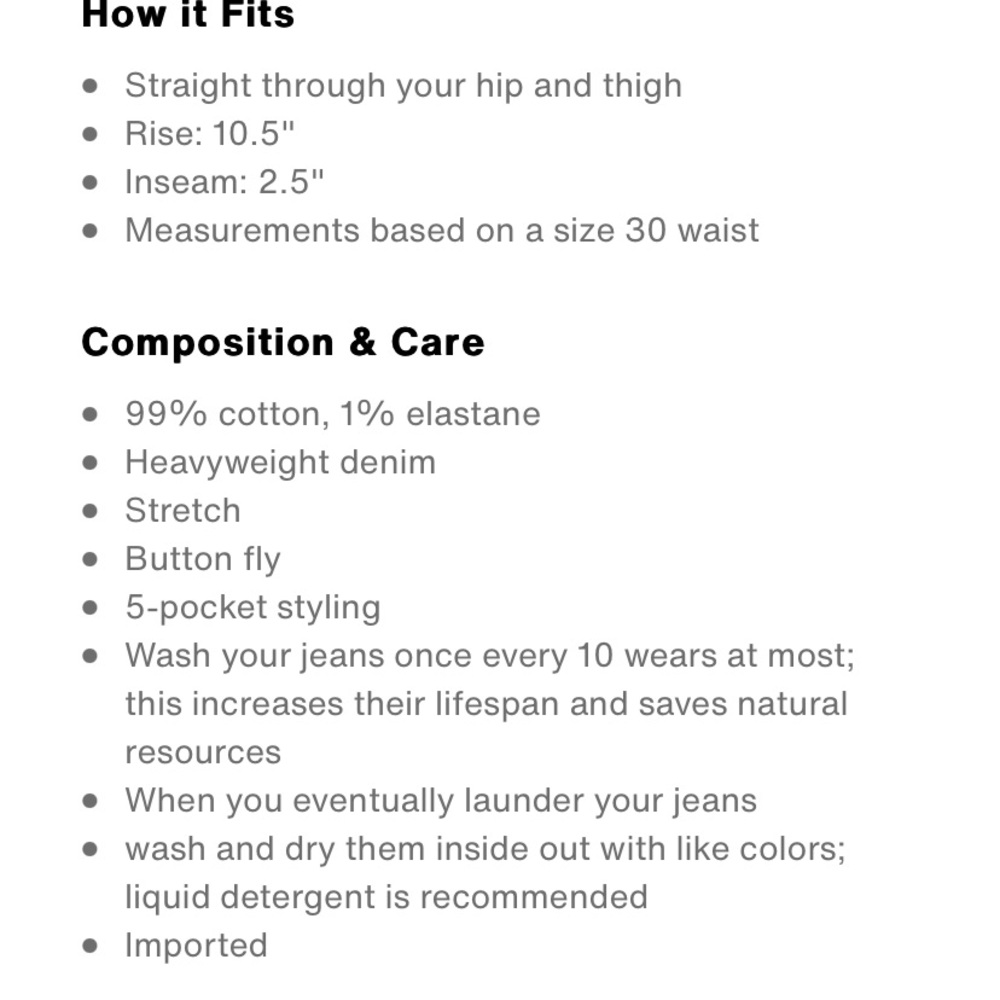 Levi’s 501 High Rise Jean Shorts - Picture 8 of 8